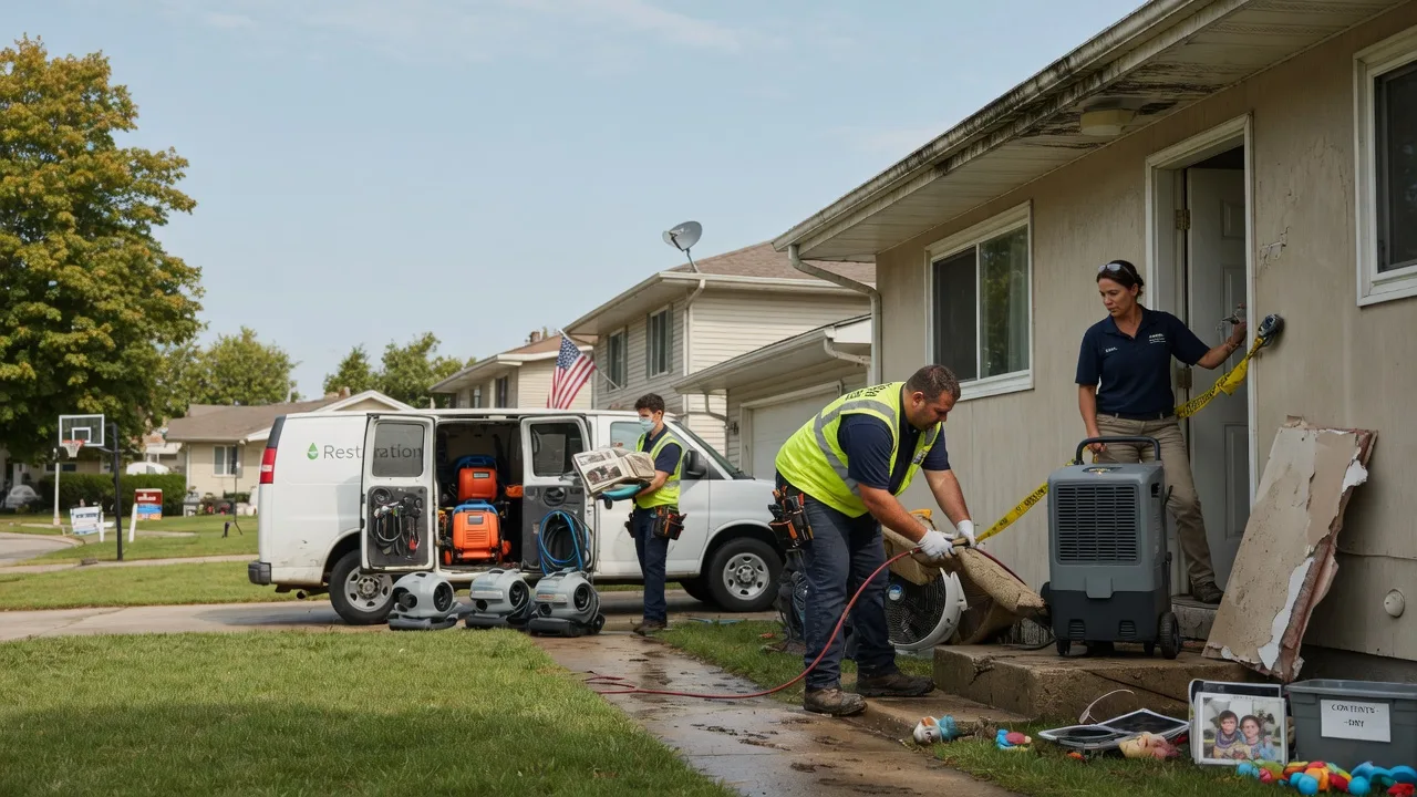 Water Damage Restoration in Green Bay, VA near me